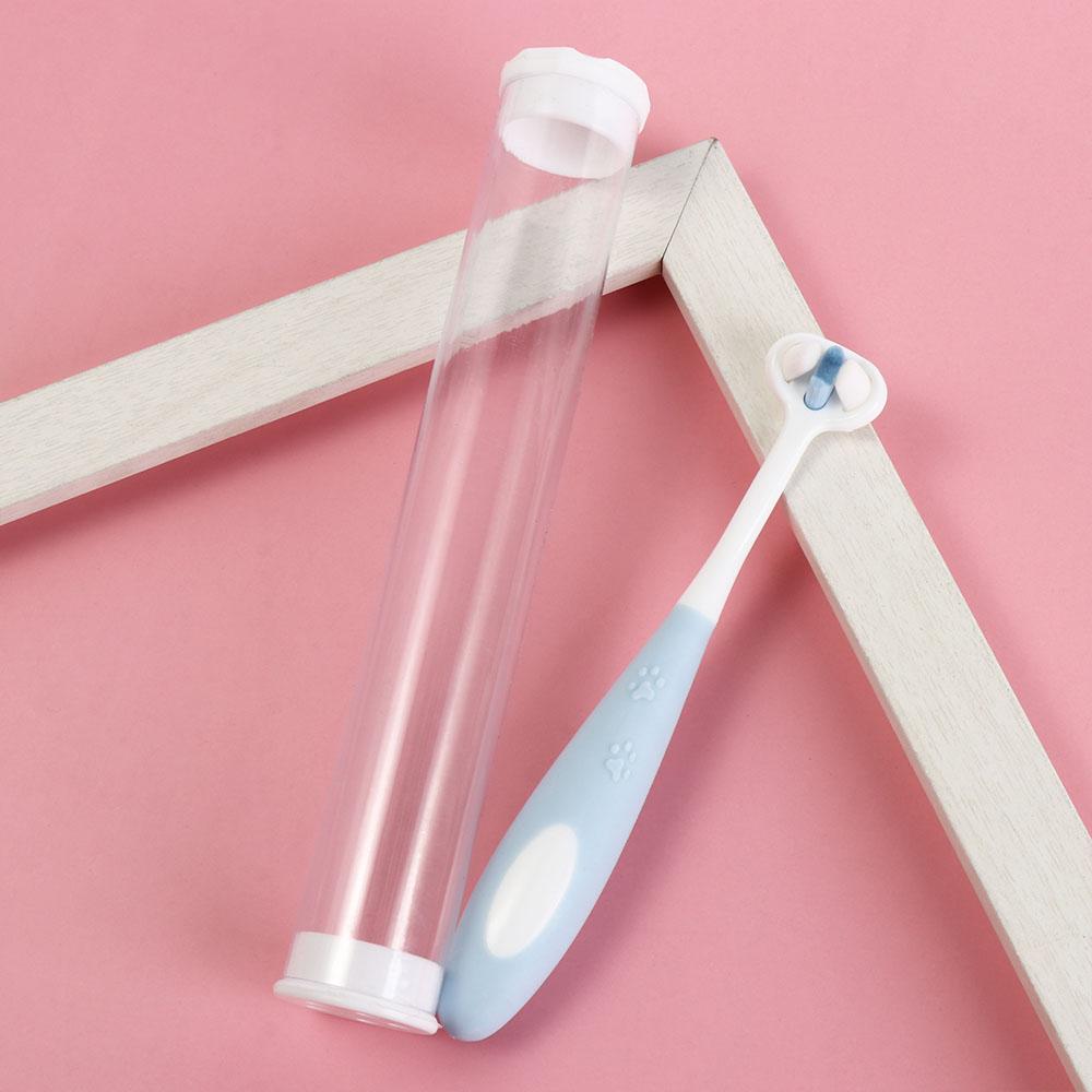 Oral Cleaning Children Toothbrush Soft Bristles V-shaped Three-sided Toothbrush  Oral Care