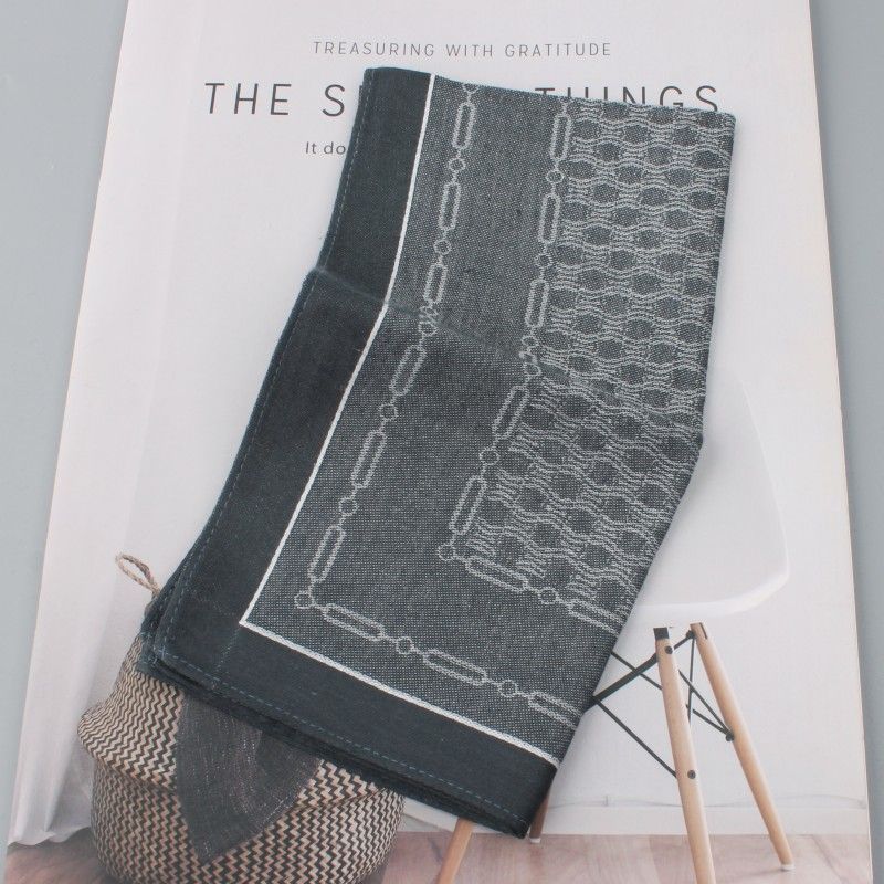 

Классический клетчатый мужской носовой платок из 100% хлопка, хлопковый деловой джентльменский старомодный носовой платок, ретро, мягкий, впитывающий пот, летний, портативный Love Dark Green