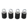4PCS ATV Lock Ride Tie Down Anchors 1.45in Rubber Stainless Steel UTV Anchor Replacement for Polaris Ranger