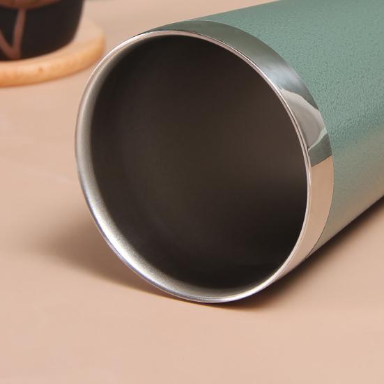 480ml Vacuum Cup Lidded Insulated 20oz Portable Thermal Cup Mug Daily Use