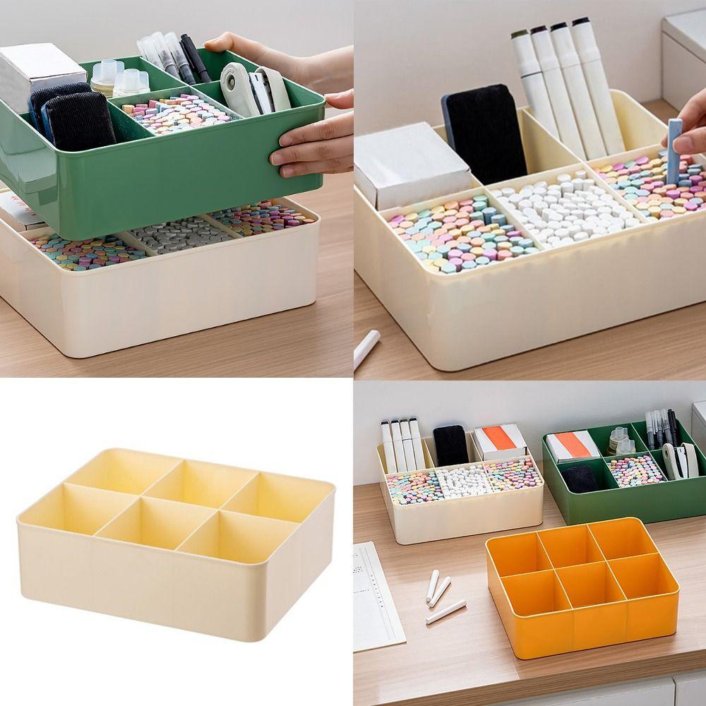 New Plastic Desktop Organizer Box Large Capacity Multifunctional Usage Makeup Organizer Jewelry Office Storage Basket Home