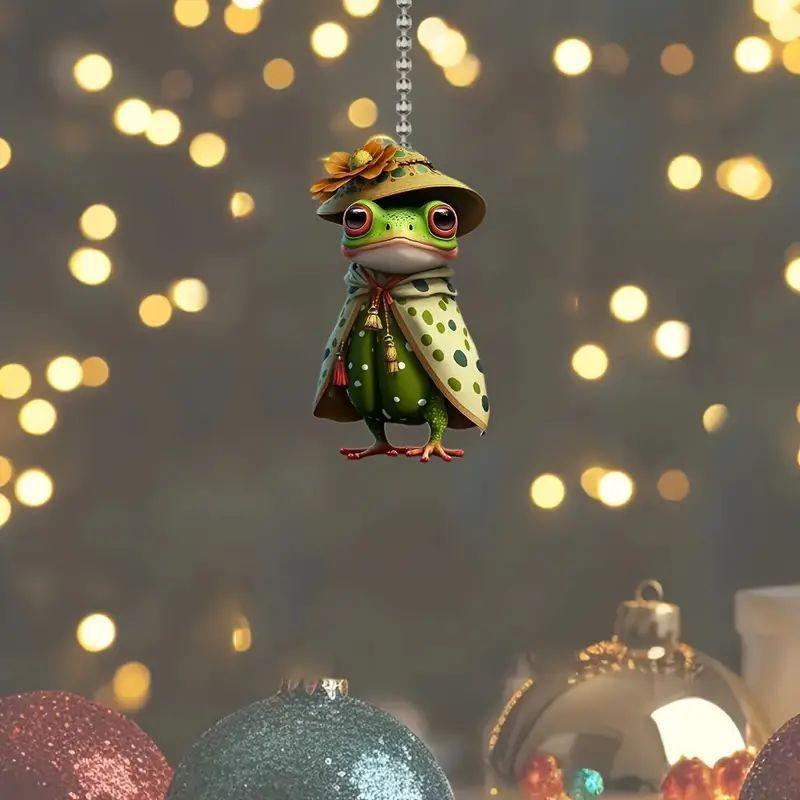 Fun Acrylic Dragon Car Rearview Mirror Hanging Decoration Keychain Pendant For Stylish Flair