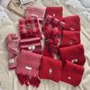 Red Scarf Collection: Cozy Korean Style for Autumn & Winter
