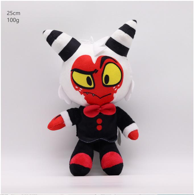 Cartoon Hazbine Moxxie Knolastname Plushy Soft Buddies Hotel Keekee Demon Cat Snuggly Buddy Adornment Bolster Natal Day Keepsakes