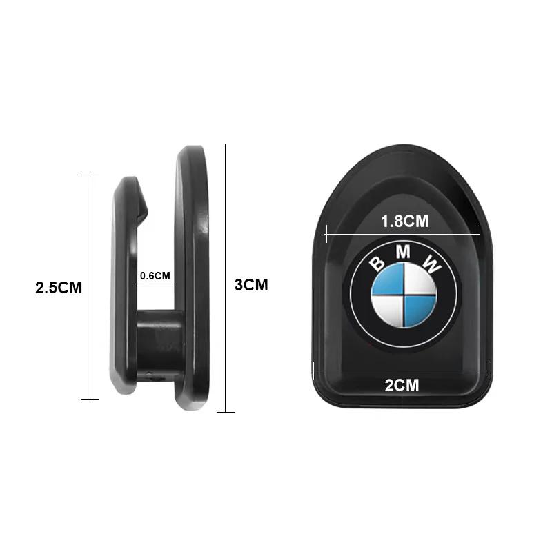Mini Bilkroker Svarte Selvklebende Usynlige Kroker Interiør Oppbevaringsholder For BMW E46 E39 E90 E60 E36 F30 F10 E34 E30 F20 E92