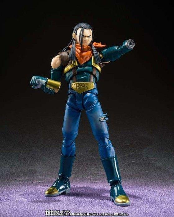 Figurine - TAMASHII NATIONS - Super Android 17 - 15 cm - Dragon Ball GT - 4 paires de mains
