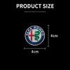 For Alfa Romeo Car Interior Sticker Central Control Decals Emblem Badge For Alfa Romeo Giulia Stelvio Giulietta 159 147 156 166 