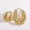 Stylish Waterproof Spikes Beads Fashion Hoop Earrings Fashionable Handmade Jewelry Trendy Women's Party Accessories