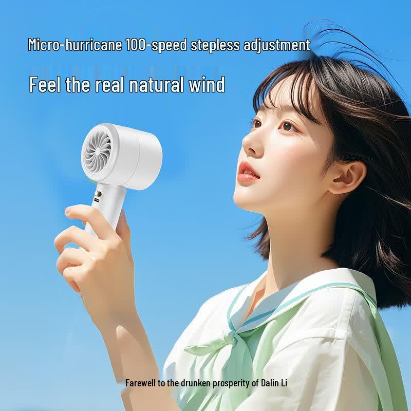 Jixiong Mini Portable USB Rechargeable Turbo Fan