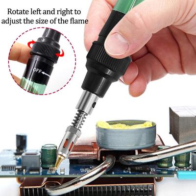 Conjunto de ferro de solda a gás eficiente Ferro de solda a gás para reparos rápidos e fáceis para entusiastas e profissionais do faça você mesmo