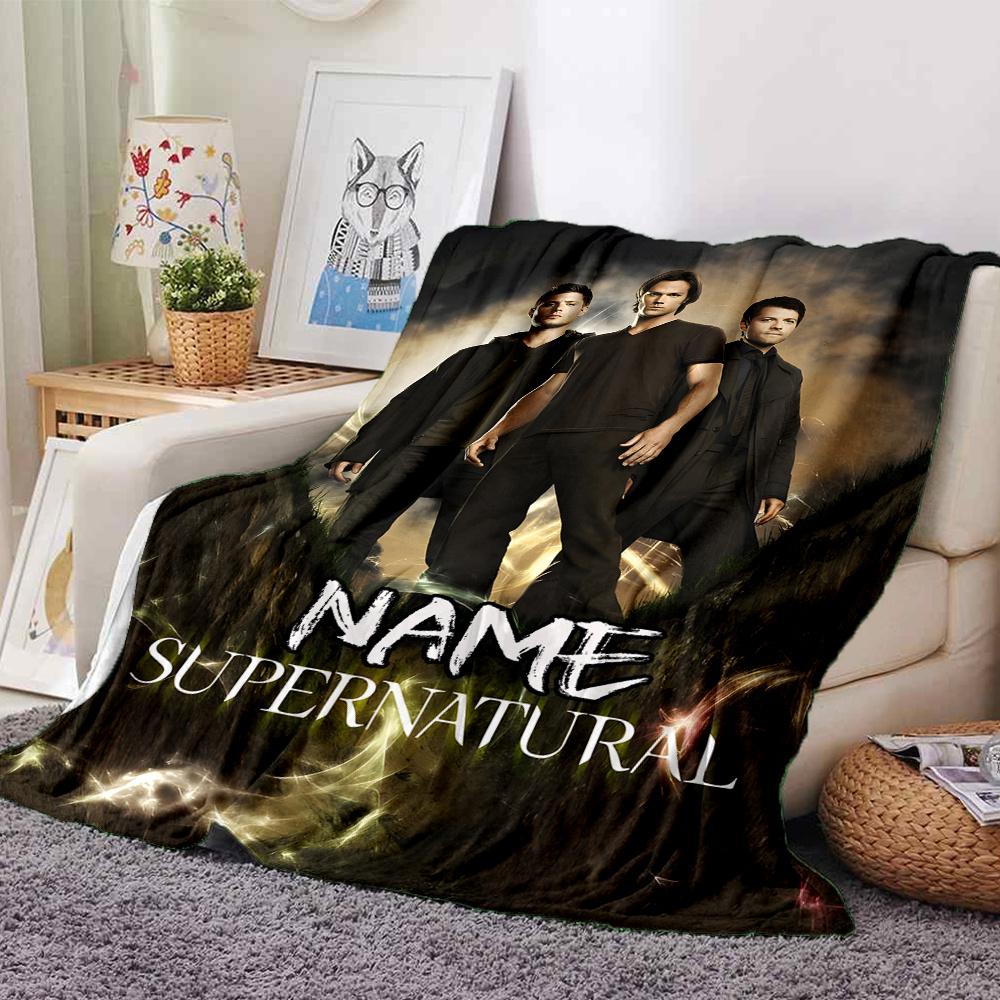 Supernatural Men Dark Clouds Mountain Four Seasons Blanket Customized With Your Name Lightweight And Warm Perfect Gift For Home Office Camping Sofa