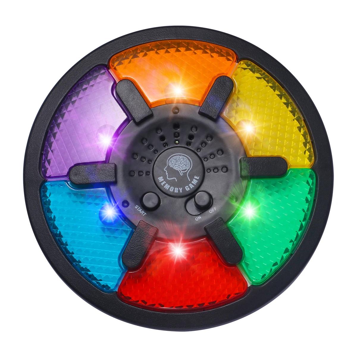 Children s Educational Toy Memory Training Game Console, Handheld Electronic Memory Game Light Sound Creative Interactive Game