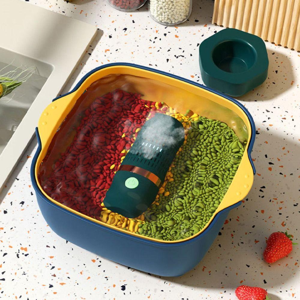 Automatic Fruit Vegetable Washing Machine Wireless Fruit Vegetable Purifier Sink