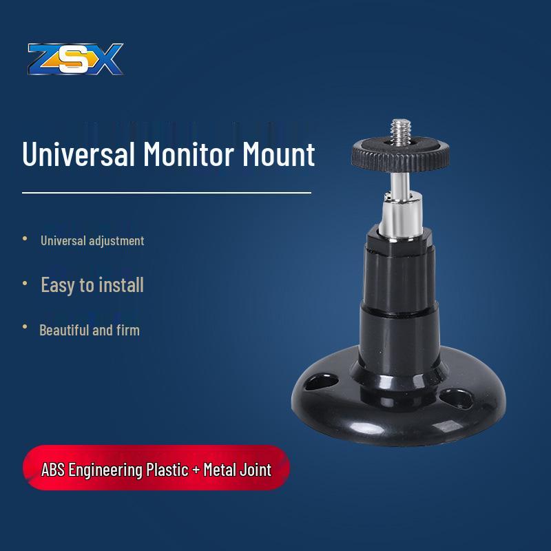 Universal Adjustable Plastic Camera Ceiling/Wall Mount for Hikvision & Dahua Monitors