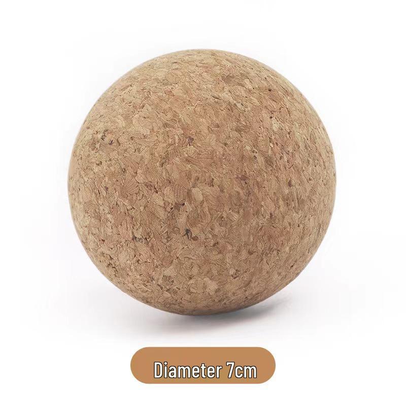 High-Density Cork Yoga Ball for Muscle Relaxation & Fascia Exercise