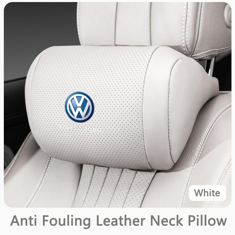Car Seat Neck Pillow Memory Cotton Headrest Accessory For Volkswagen VW Polo Golf GTI CC Tiguan Arteon Passat Jetta Touareg ID.3 Kl0