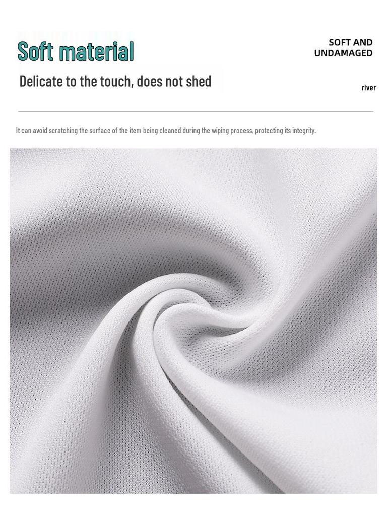 Polyester Lint-Free Mesh Cloth for Industrial and Mobile Screen Cleaning