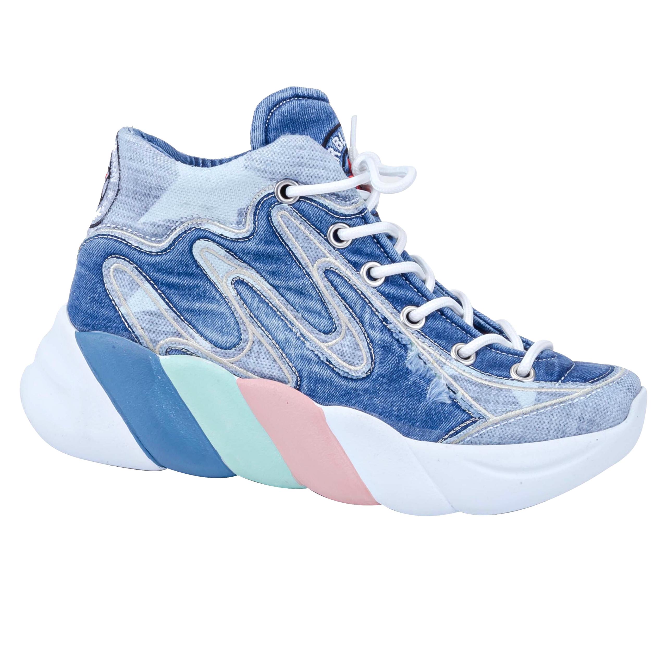 

Джинсовая спортивная обувь, женская спортивная обувь ручной работы, синие джинсы с вышивкой, спортивная обувь, женская спортивная обувь, подарок на день рождения 36 синий