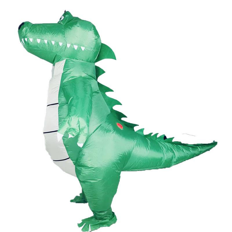 Velociraptor Inflatable Costume - Halloween T-Rex Cosplay & Creative Performance Outfit