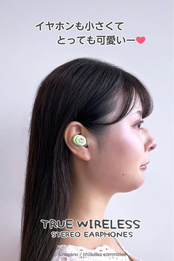 Tama Electronics True Wireless Earbuds 3 Manju Picnic with the Latest Bluetooth IPX4 and SBC and AAC Codec Support SQ-BS75 (Chestnut Green) 5.3