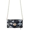 For Motorola Moto G06 4G Case Snake Skin Texture PU Leather Phone Wallet Cover with Shoulder Strap