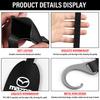 1/2pcs Leather Car Seat Back Hooks Portable Hanging Bag Rack For Mazda 3 6 CX5 2 CX3 CX9 MX5 RX8 Axela Demio MS CX5 2 Axela Demio Atenza MS GJI BK MP