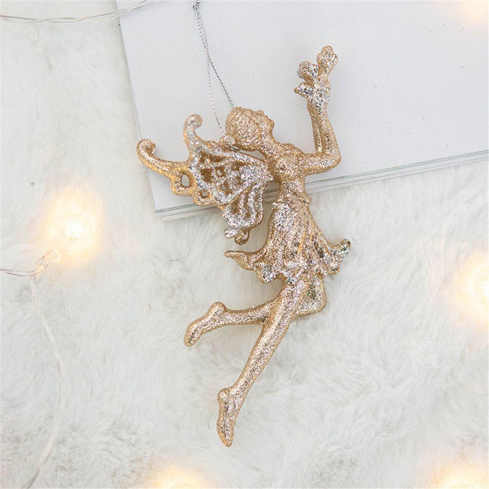 Kids Tags Angel Home Decorations Snowflake Hangings Christmas Ornaments Xmas Tree Pendant