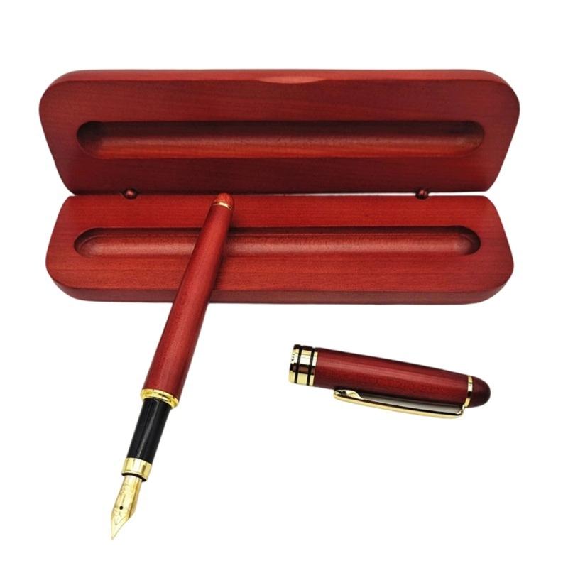 

Gel Pen Set Wood Fountain Pen Set Business Pen Smooth Writing Pen Gift Pen Signature Pen School Supplies for Writing