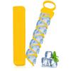 Handheld Creative Bow Shaped Pull-Out Ice Tray Food Grade Plastic Ice Maker Portable Ice Box Ice  Popsicle Popsicle Diy Snow Strip