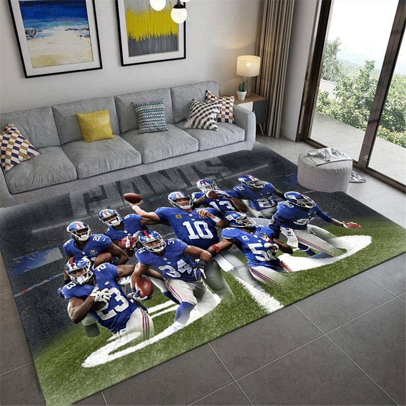 New York Giants Carpet Rug for Living Room Bedroom Home Sofa Decoration,Kids Play Non-slip Floor Mat