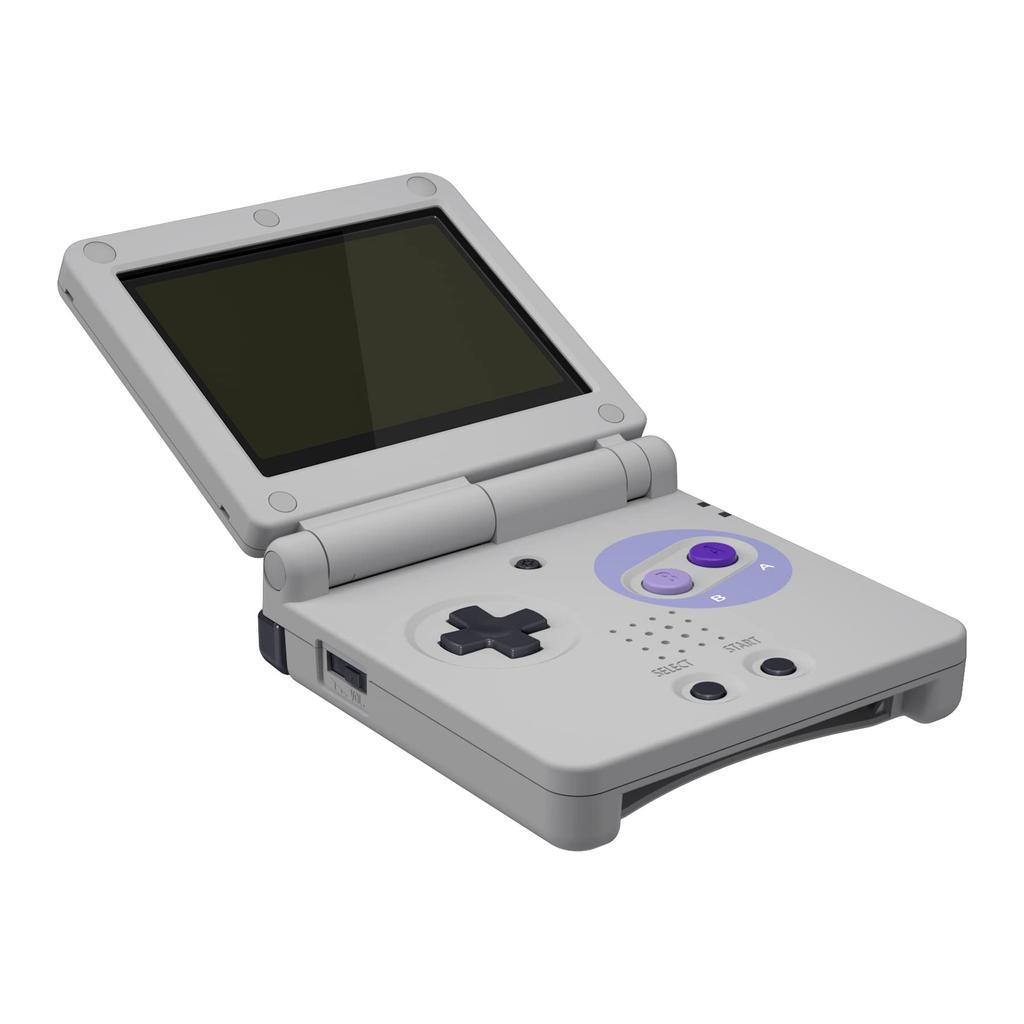 EXtremeRate Vlastní náhradní kryt pro IPS GBA SP Upgrade Retro design Kompatibilní s IPS i standardními LCD Displeji Konzole a obrazovka Ne