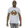 Rick And Morty Mens Christmas Wreath T-Shirt