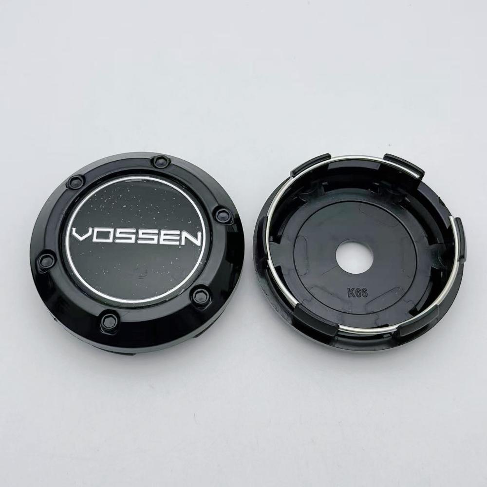 4pcs/Set 66MM 62MM VOSSEN Logo Emblem Badge Car Wheel Center Caps Rim Hubcap Wheel Hub Center Dust Cover Replace Car Accessories