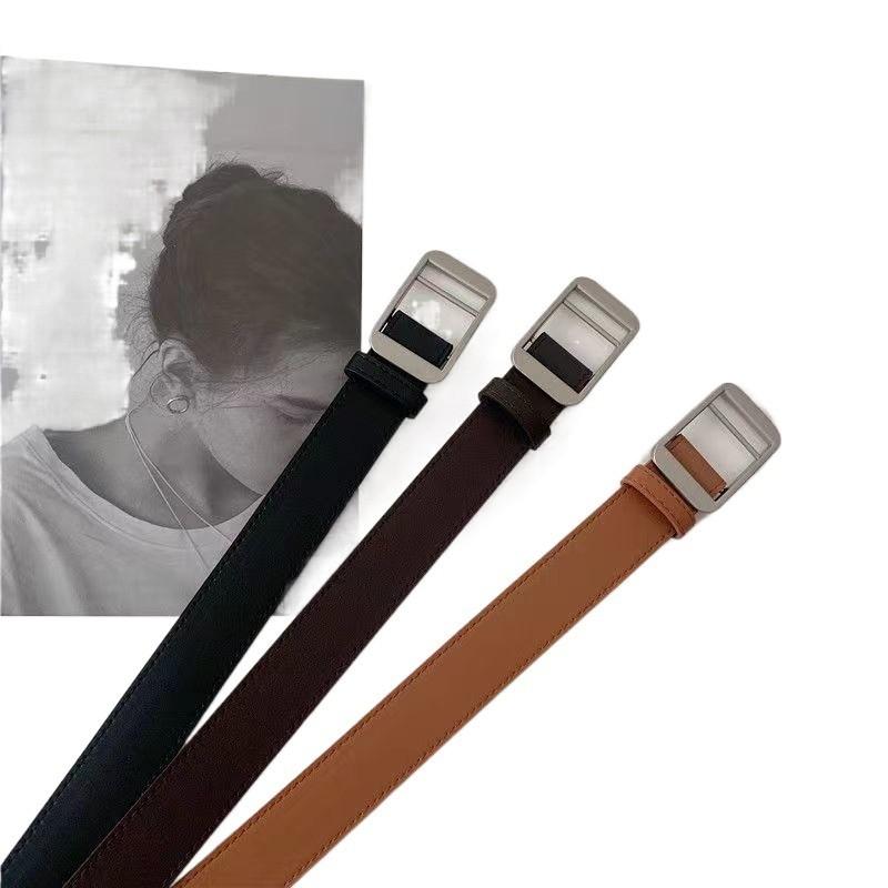 Stylish Unisex Pu Denim Belt For Trendy Casual Fashion Versatile And Simple Design