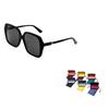 Gucci Occhiali da Sole Quadrati in Acetato con Aste Logo Donna