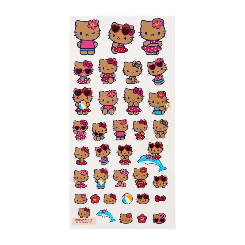 Sanrio Hello Kitty 4 Size Stickers ( night party ) Japan NEW