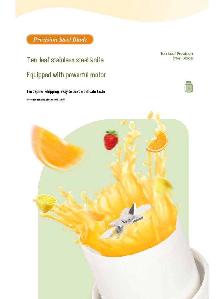 OSTMARS Portable Wireless Multifunctional Juicer with Ice Crusher