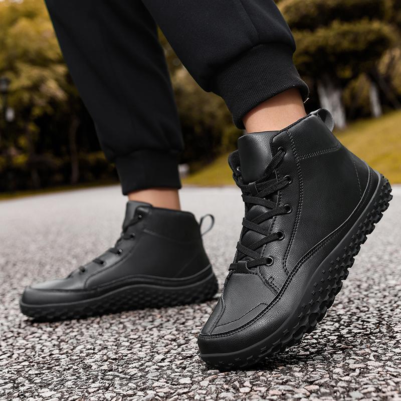 Autumn/Winter Unisex Wide Head Barefoot Large Hiking Shoes Mid Top Outdoor Hiking Shoes