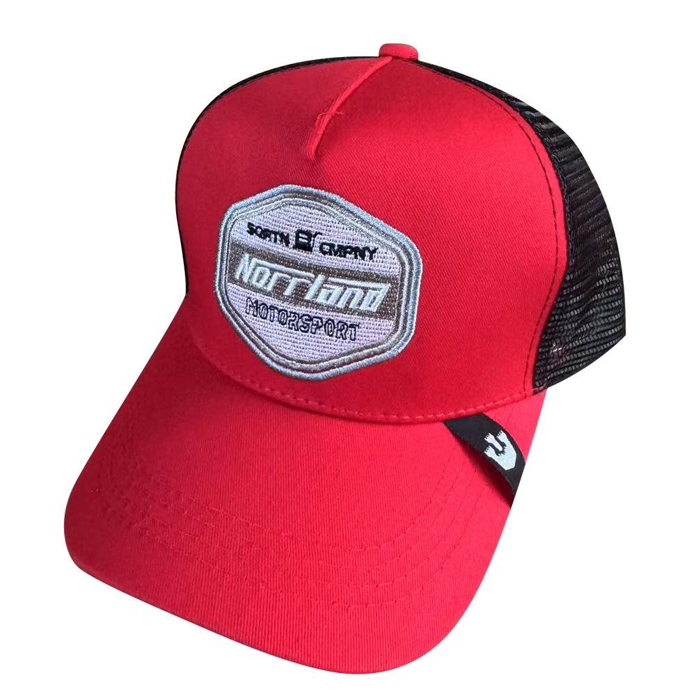 Baseball Cap Alphabet Scenic Racing Pattern Sun Hat Wide Brim American Truck Driver Cap Sunscreen Breathable