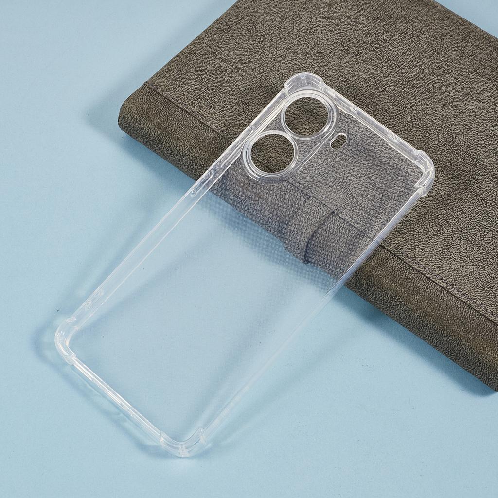 For Xiaomi Redmi Turbo 4 5G Phone Case Reinforced Four Corner Anti-Drop Clear TPU Cover