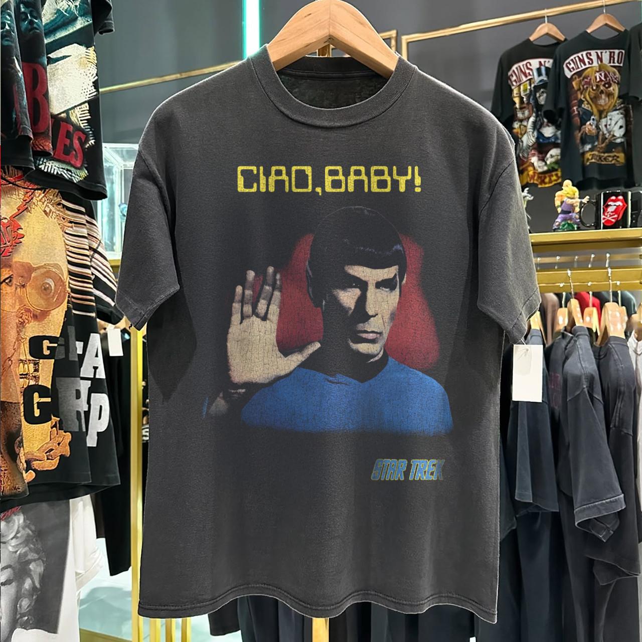 90s Spock Ciao, Baby! Aged T-Shirt Black M S