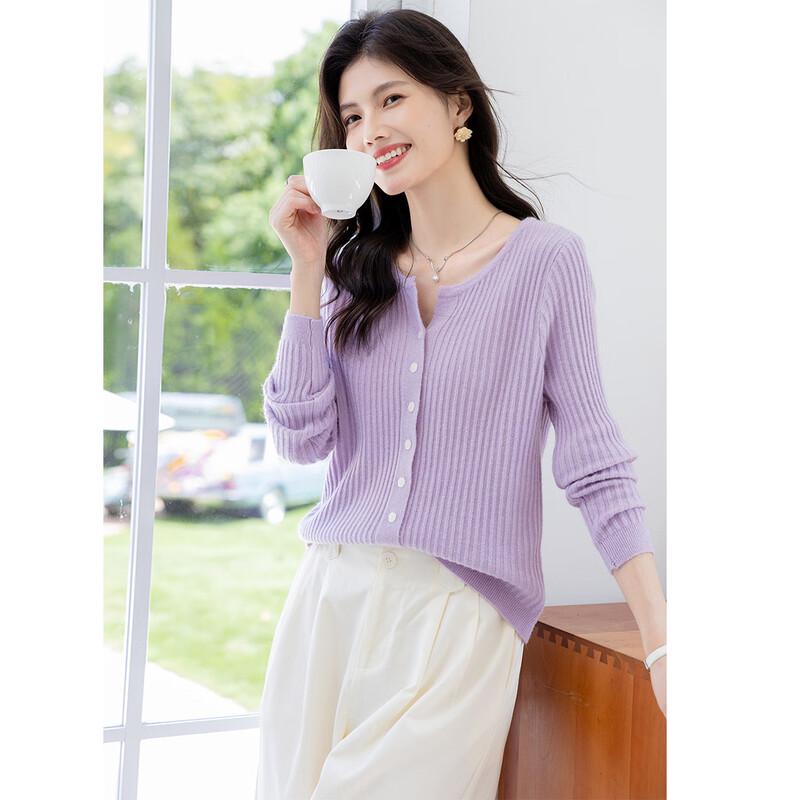 MOCANA Women's Elegant Long Sleeve Knit Sweater