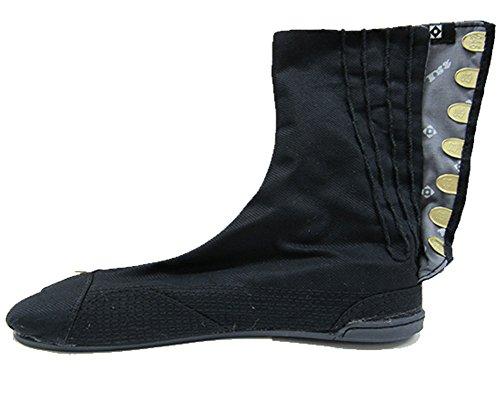 Marugo Kurashikiya Japonské boty Tabi Celé černé