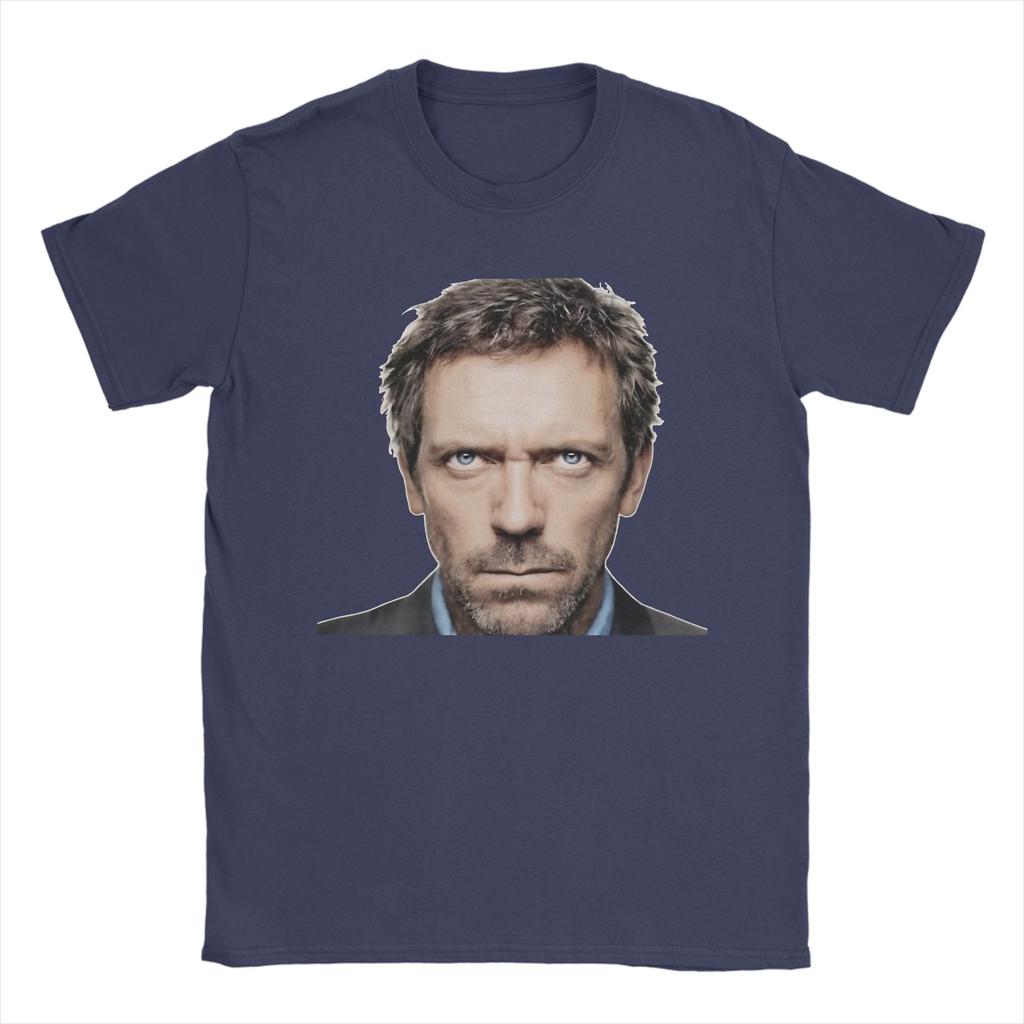 Dr Gregory House Simple Portrait Tshirt Hippie T Shirts Short Sleeve Vintage Tshirt Beach Pure Cotton Crew Neck 5xl 6xl Clothes
