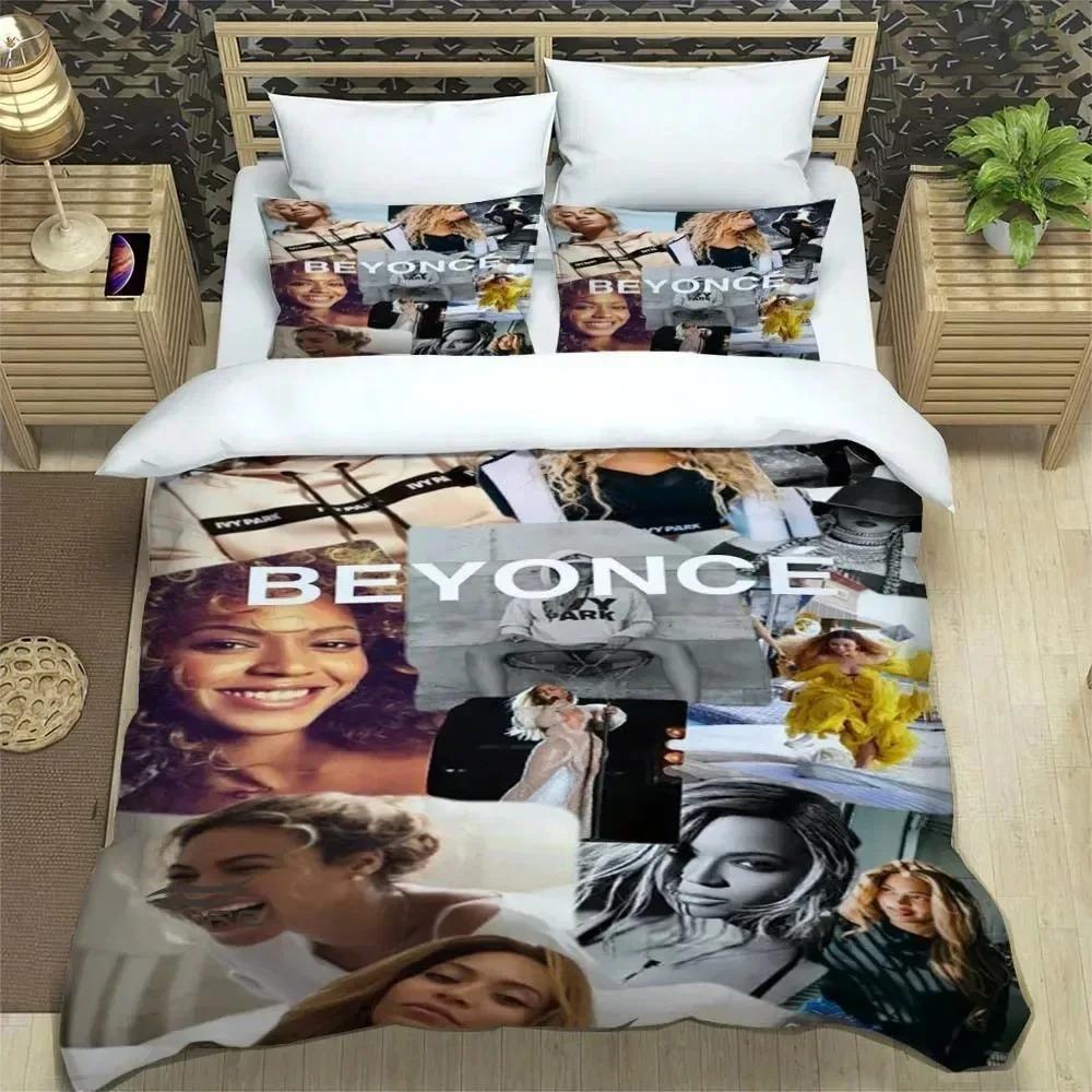 Nádherná ložní souprava Beyoncé Povlak na přikrývku Přikrývka Postel Dospělí Mládež Děti Dívky Chlapci Narozeninový dárek