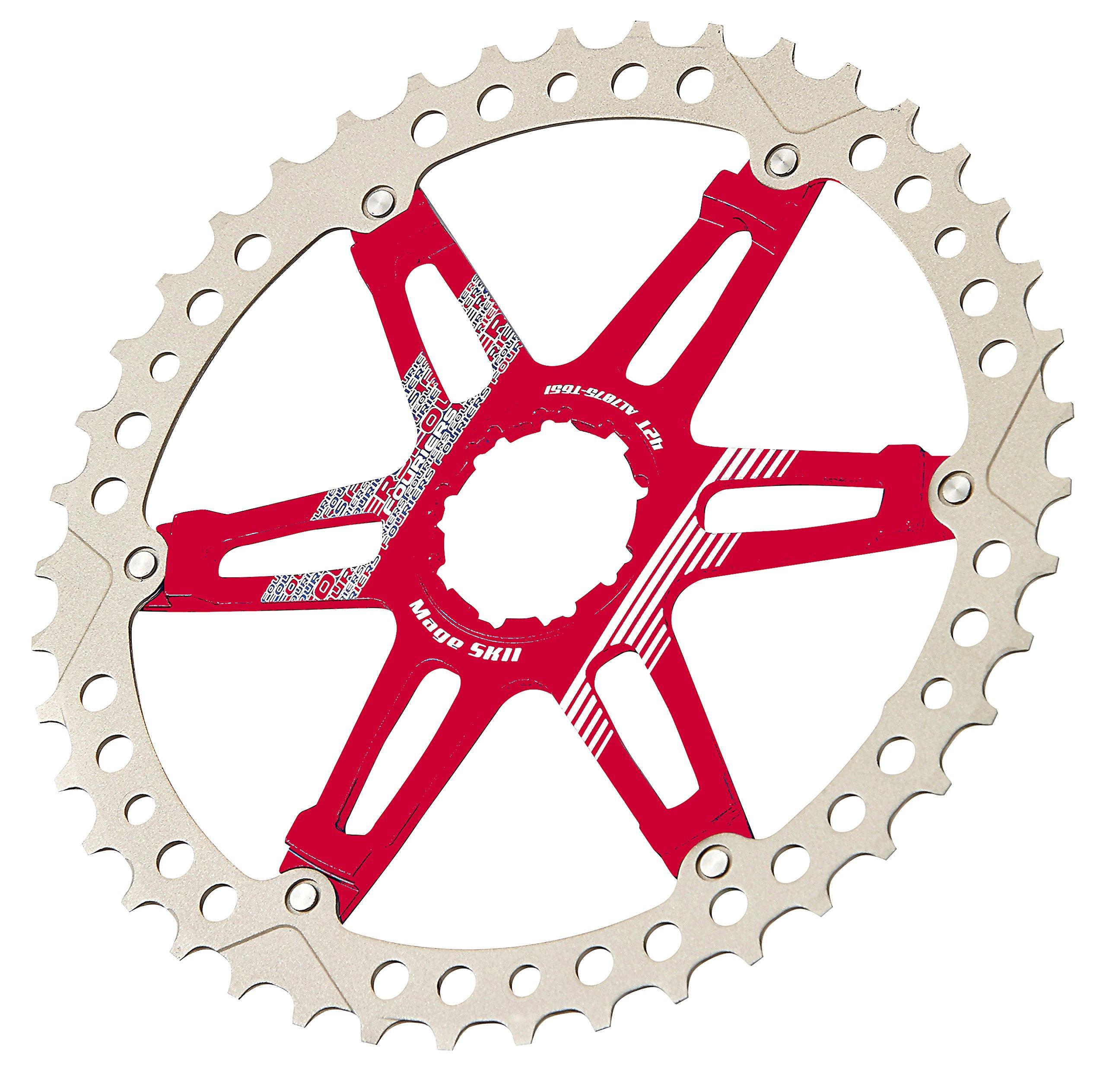 

Звездочка Fouriers MTB DX008-SK2 красная/42T(10600053) красный