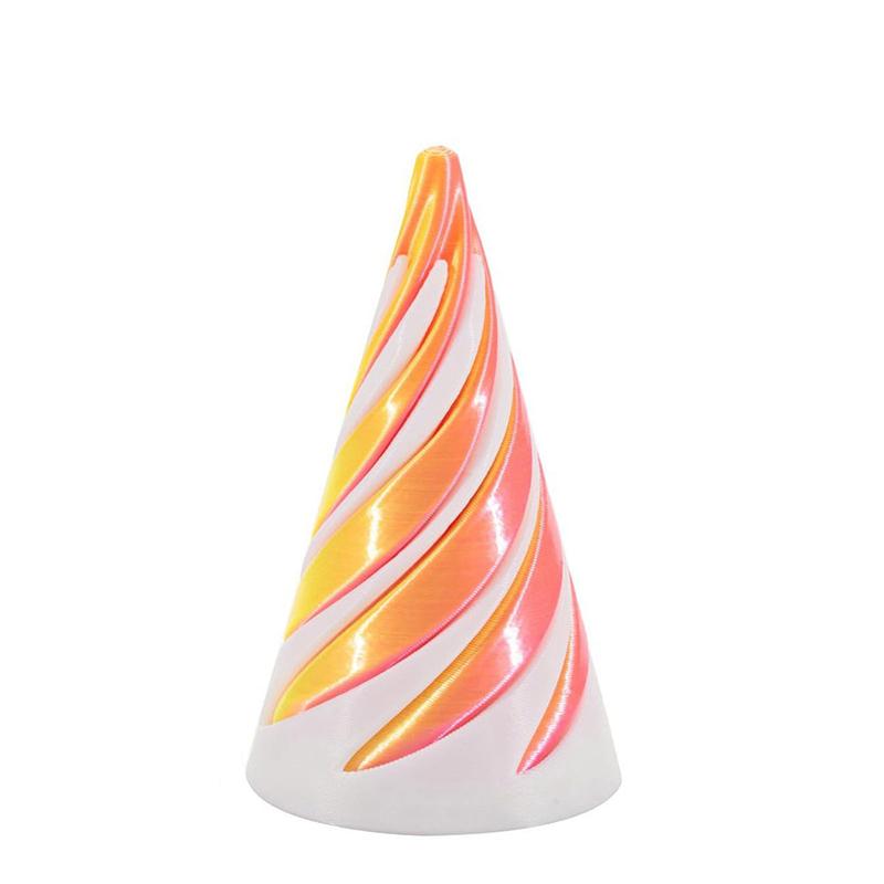 

New 3D Print Spiral Eggs Impossible Shuttle Toys Passthrough Sculpture Mini Vortex Thread Illusion Home Desktop Decor Fidget Toy