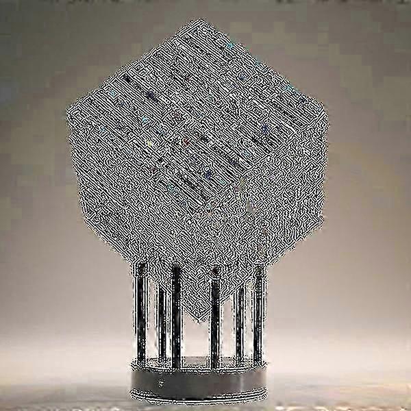 Magik Chroma Cube Glass Sculpture Home Office Desktop Ornament Housewarming Gift