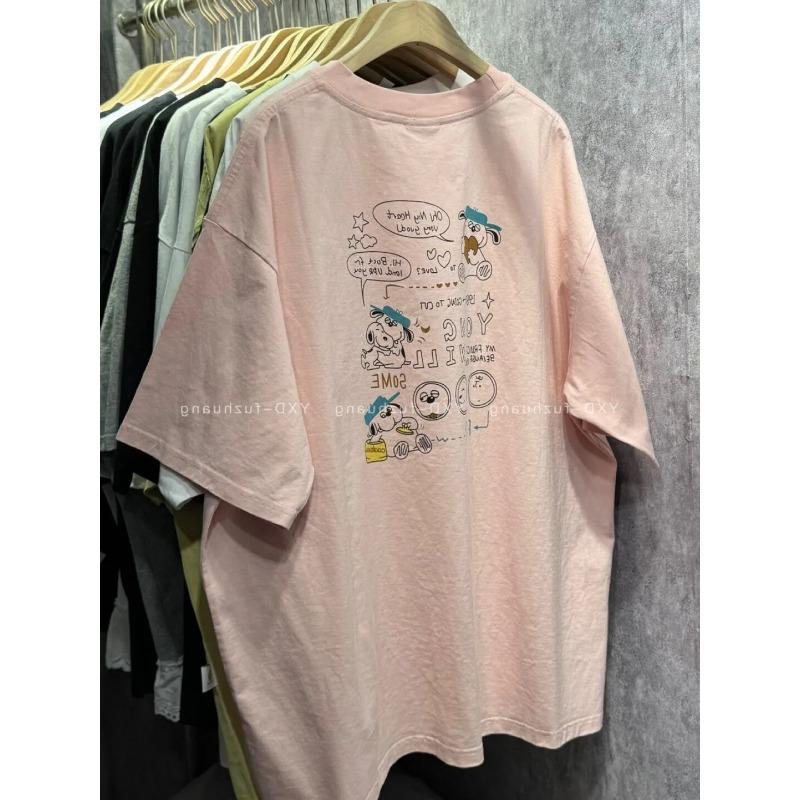 Herren Weiß Feuerwerk Stickerei Rundhals Kurzarm Oversized T-Shirt