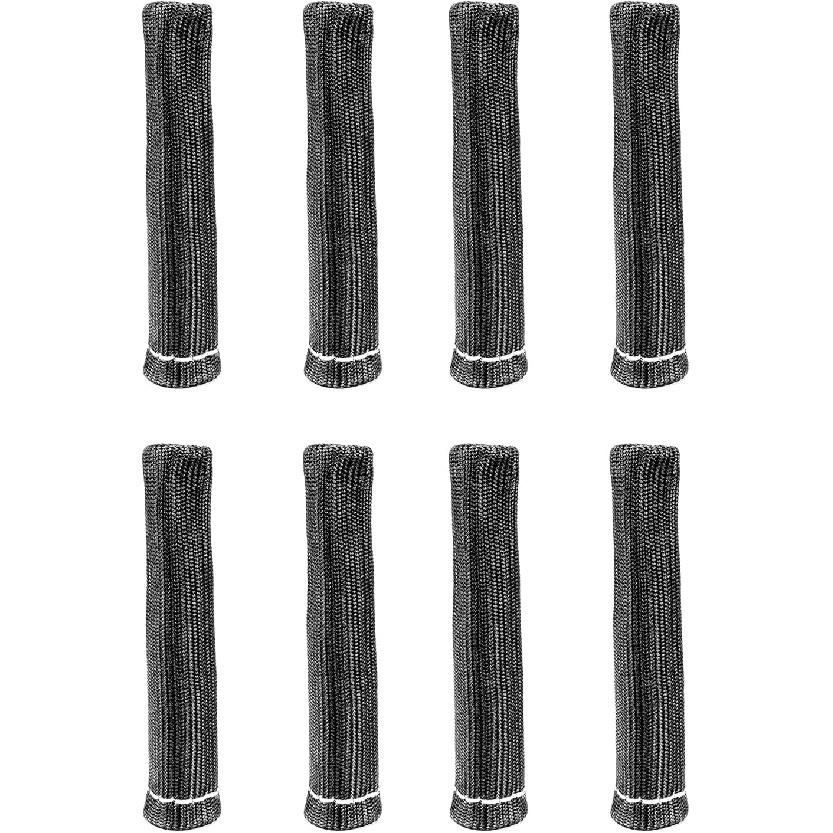 Wsays 8PCS 2000° Spark Plug Wire Boots Protector Sleeve Heat Shield Cover Compatible with All Angled & Straight Boots